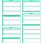 Grocery List Printable