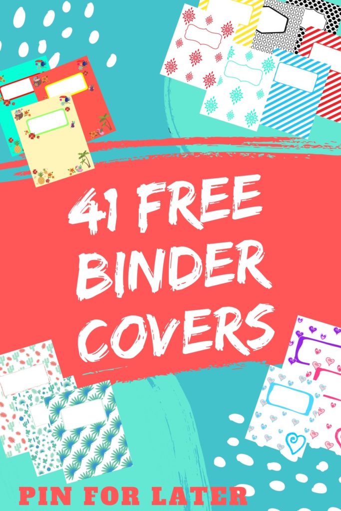 Free Printable Binder Cover Templates