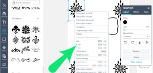 Screenshot of PicMonkey showing how to duplicate a graphic that has already been sized.