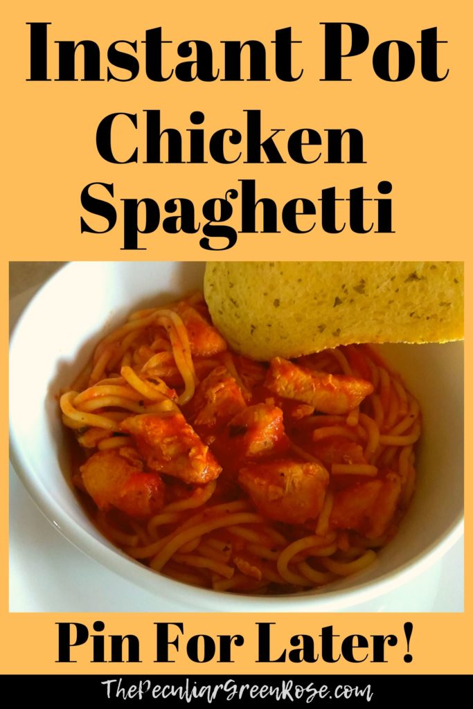 Spaghetti chicken instant pot deals