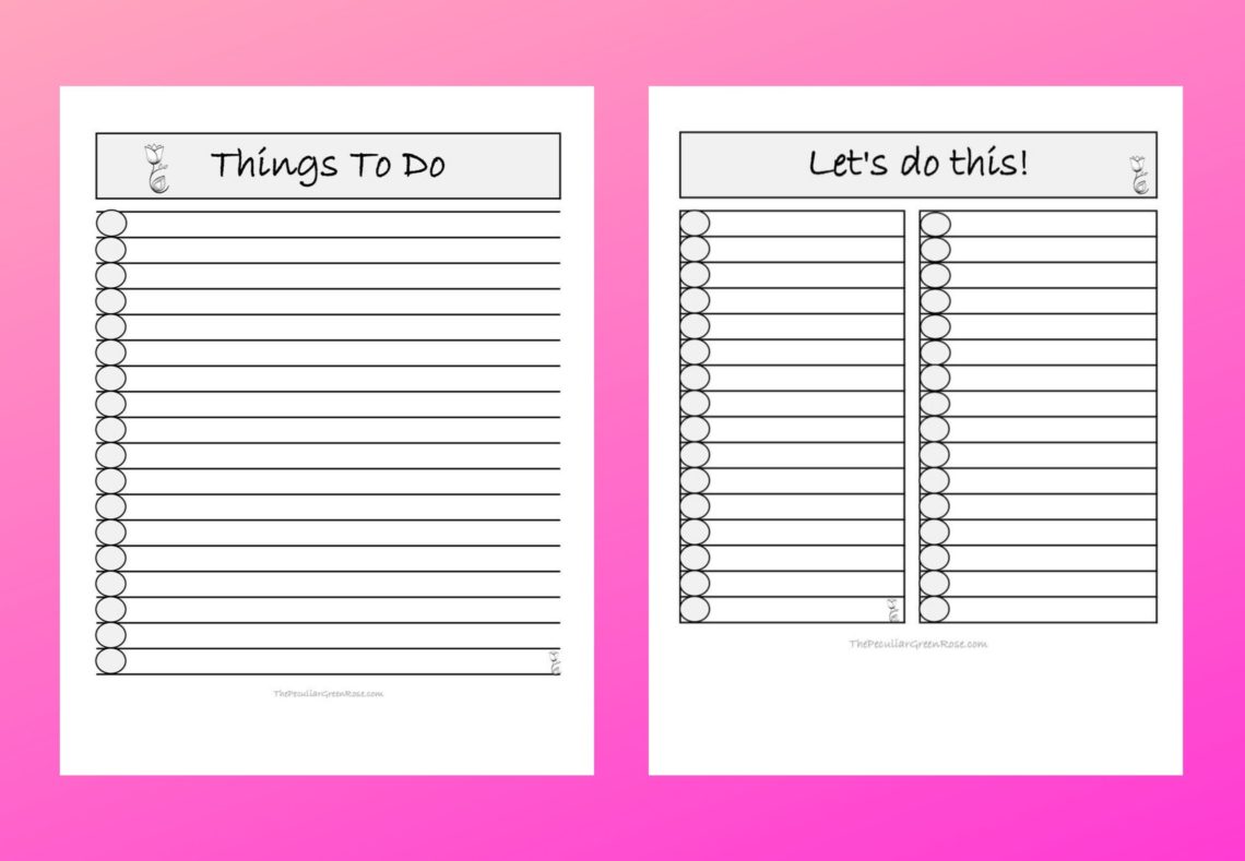 Free Cute Printable Calendar (+ Free Planner Printables) - The Peculiar ...