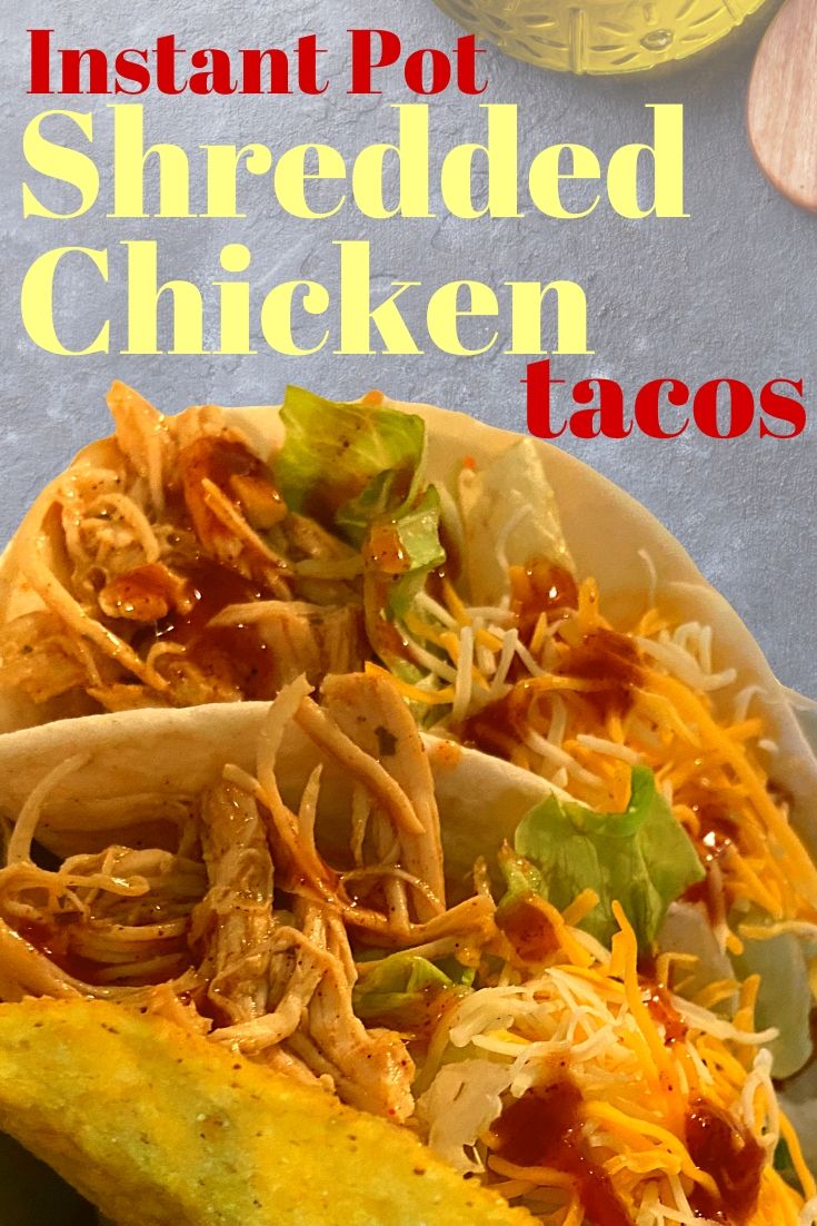 Instant Pot Shredded Chicken Tacos (Pressure Cooker) - The Peculiar ...