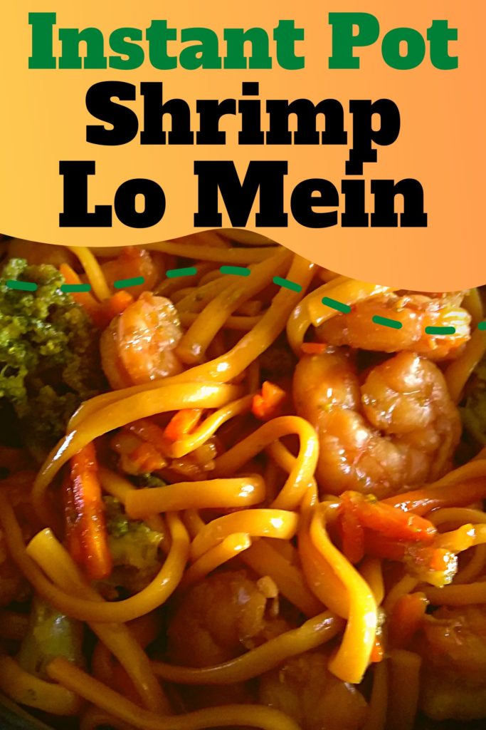 Instant Pot Shrimp Lo Mein - The Peculiar Green Rose