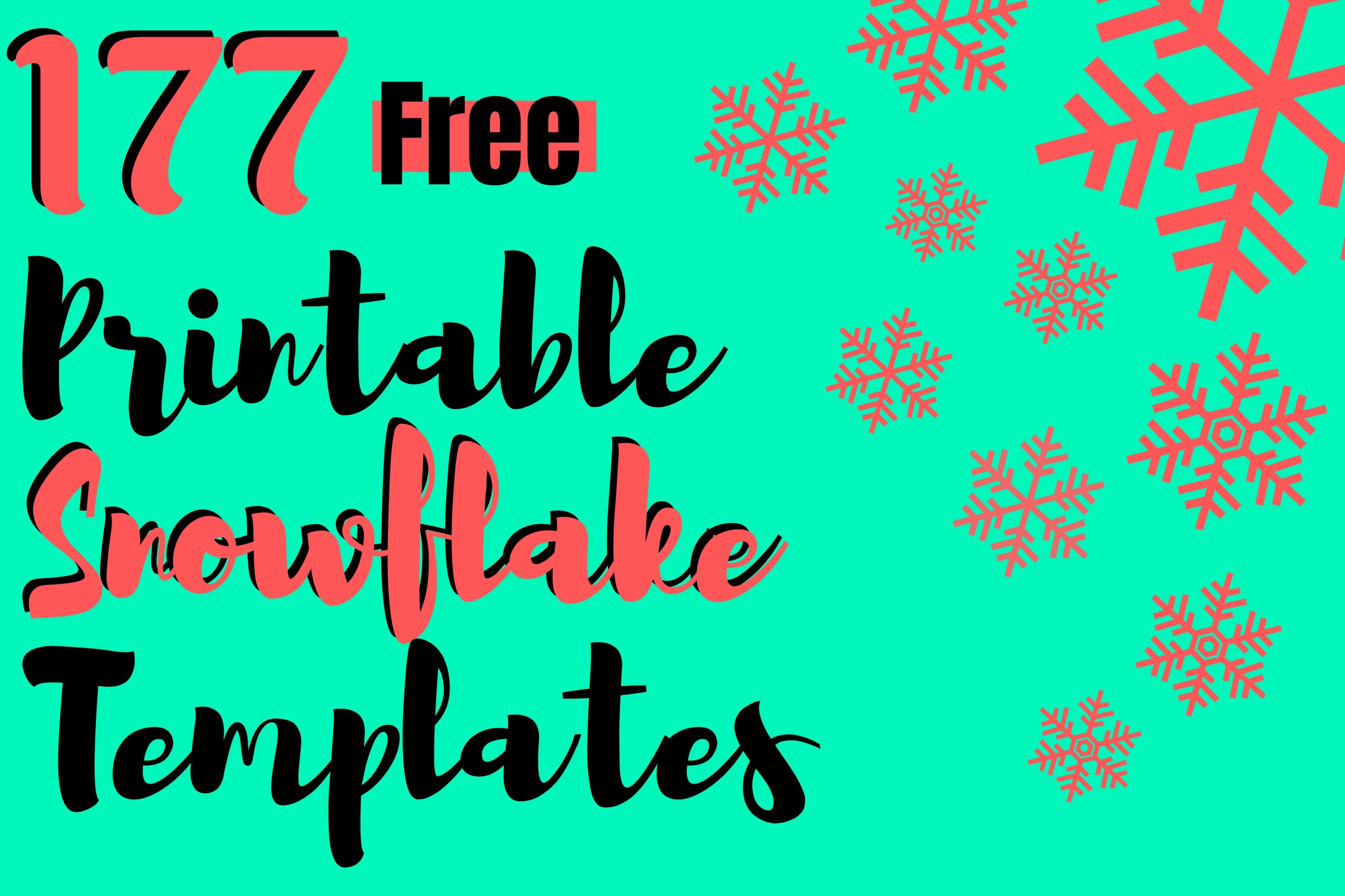 Cut Out Printable Snowflake Template - Printable Templates Free