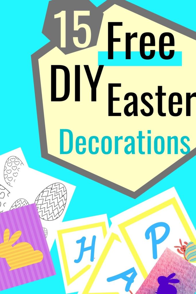 Different Easter decorations to print out.