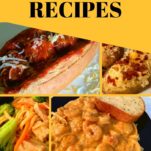 Instant Pot Meatball sub, baked potato, chicken lo mein, shrimp fettuccine, beef tips & gravy, and 3 packet chicken.
