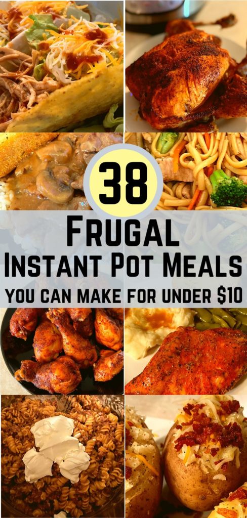 8 images of cheap Instant Pot Meals to make.