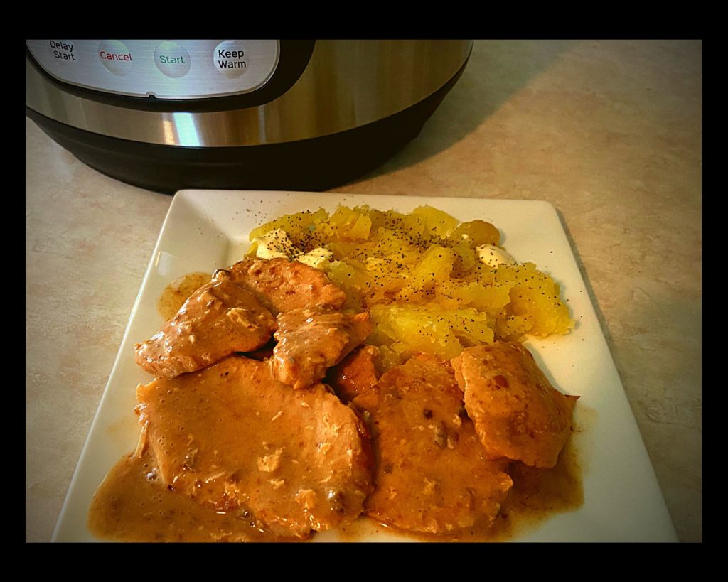 4 Ingredient Boneless Pork Chop and Cream of Mushroom Gravy