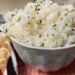 Instant Pot Jasmine Rice in a bowl on a kitchen counter