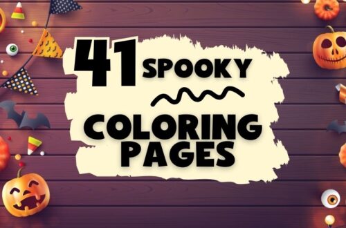 41 spooky coloring pages