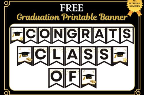 Printable Graduation Banner