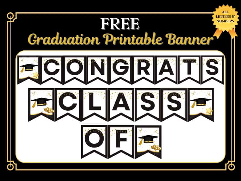 Printable Graduation Banner