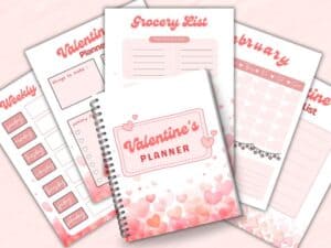 Free Valentine Printables PDF - The Peculiar Green Rose